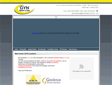 Tablet Screenshot of gynlocadora.com.br